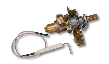 Gas oven tap with ignition