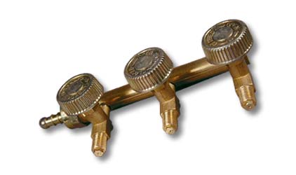 Gas tap - three ways