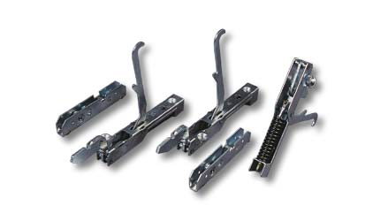Gas oven hinge - one spring
