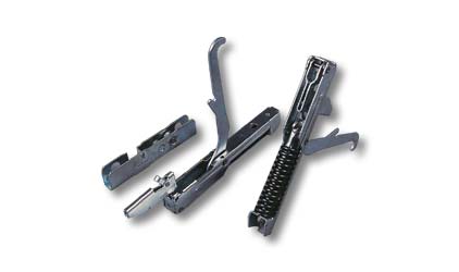 Gas oven hinge - one spring