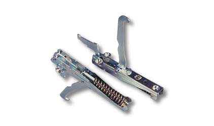 Gas oven hinge – one spring