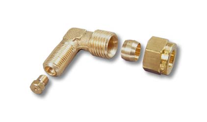 Gas oven elbow joint