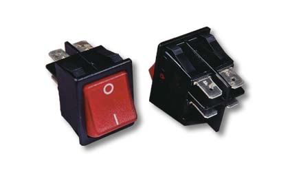 Mono wide switch with ITALY lamp