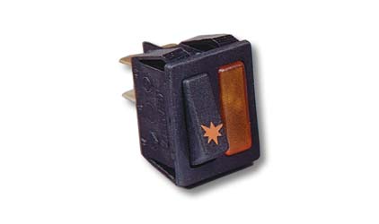 Gas oven ignition switch+ brown signal lamp