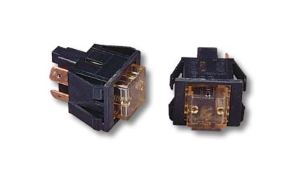 Switch of a gas oven lamp button