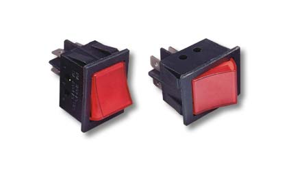 Mono wide Chinese switch with lamp