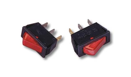 Mono narrow switch with lamp