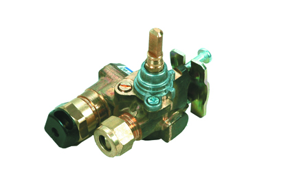 hobs gas valve with safety