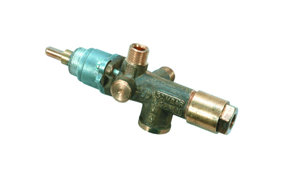 hobs gas valve with safety