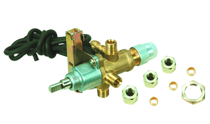hobs gas valve with safety