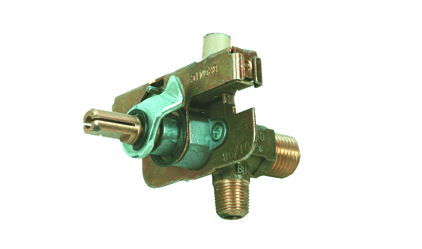 Gas oven tap with ignition