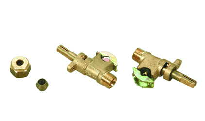 Gas tap governor aperture