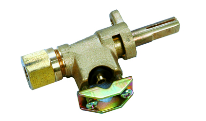 Gas tap governor aperture