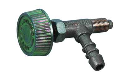 Gas tap with safety device