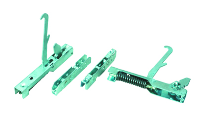 Gas oven hinge - one spring