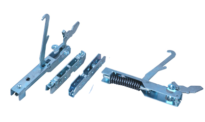 Gas oven hinge - one spring