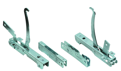 Gas oven hinge - one spring