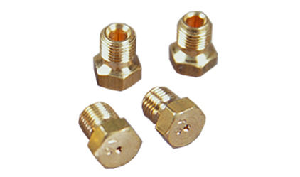 Narrow thread gas governor - aperture 5 mm, d = 0.55