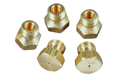 Base narrow thread gas governor - aperture 8 mm, d = 0.40