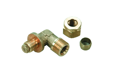 Gas oven elbow joint