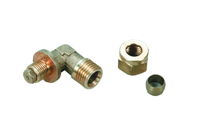 Gas oven elbow joint