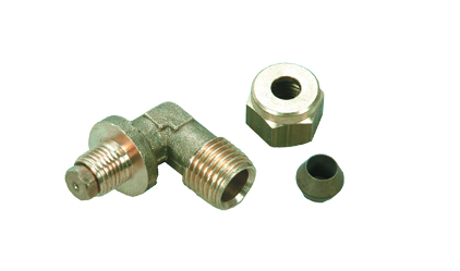 Gas oven elbow joint