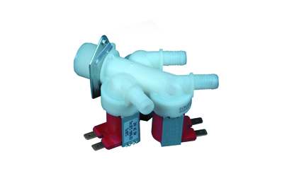 An electric 180 triple washing machine valve - 24v